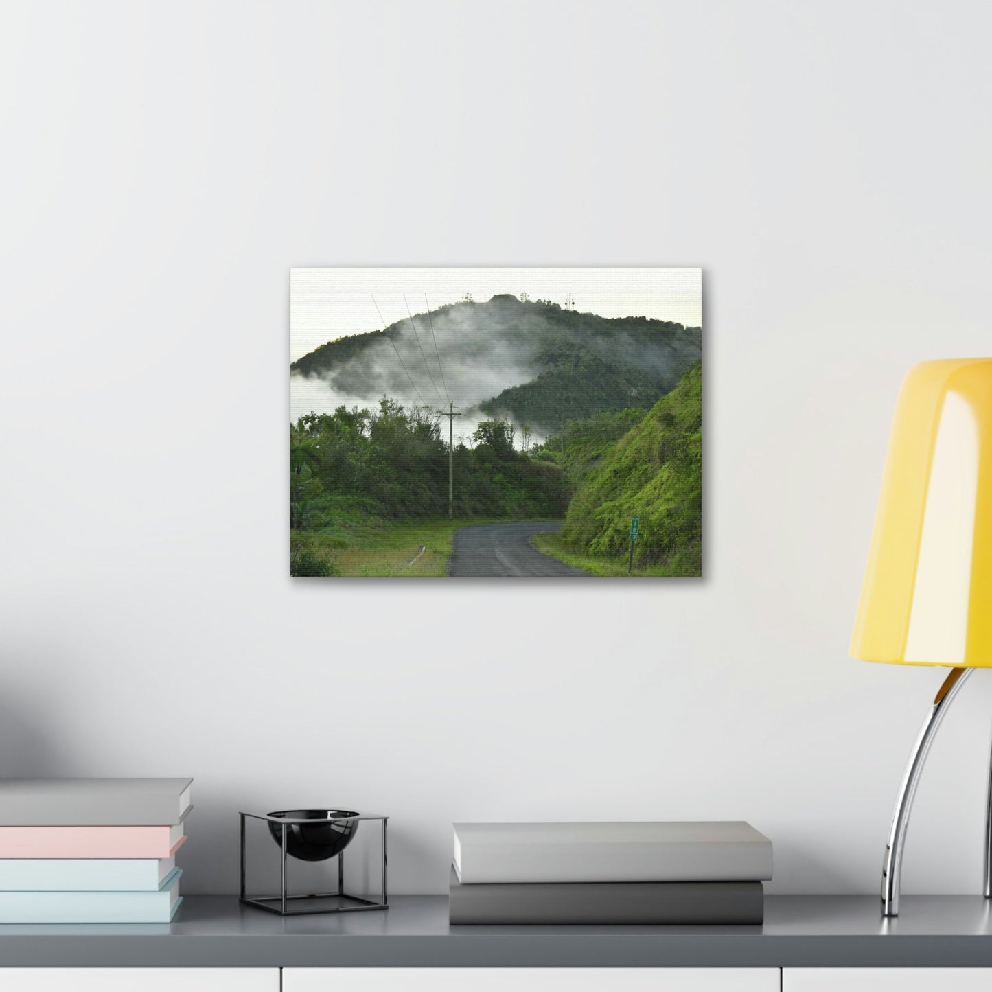 Canvas Gallery Wraps - The mystery land - the TOP of Puerto Rico at 4,000 feet - PR 143 - Cerro Puntas - Green Forest Home