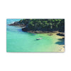 Best Beaches & Islands - Canvas Stretched, 0.75" in 6 sizes - Oceanic coast in Brazil to enjoy the beaches and the mountains - US Print