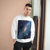 Champion Sweatshirt - NASA/HUBBLE achievements - image of our closest Galaxy ANDROMEDA (2.5M light years) - same image both sides - Green Forest Home