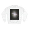 Champion Sweatshirt - NASA/HUBBLE achievements - images of distant Galaxies like El Sombrero and spiral Galaxy in back - Green Forest Home