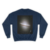 Champion Sweatshirt - NASA/HUBBLE achievements - images of distant Galaxies like El Sombrero and spiral Galaxy in back - Green Forest Home