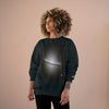 Champion Sweatshirt - NASA/HUBBLE achievements - images of distant Galaxies like El Sombrero and spiral Galaxy in back - Green Forest Home