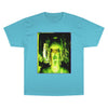 Champion T-Shirt - Buddha in deep contemplation - Ajanta caves inner chamber - India - Green Forest Home