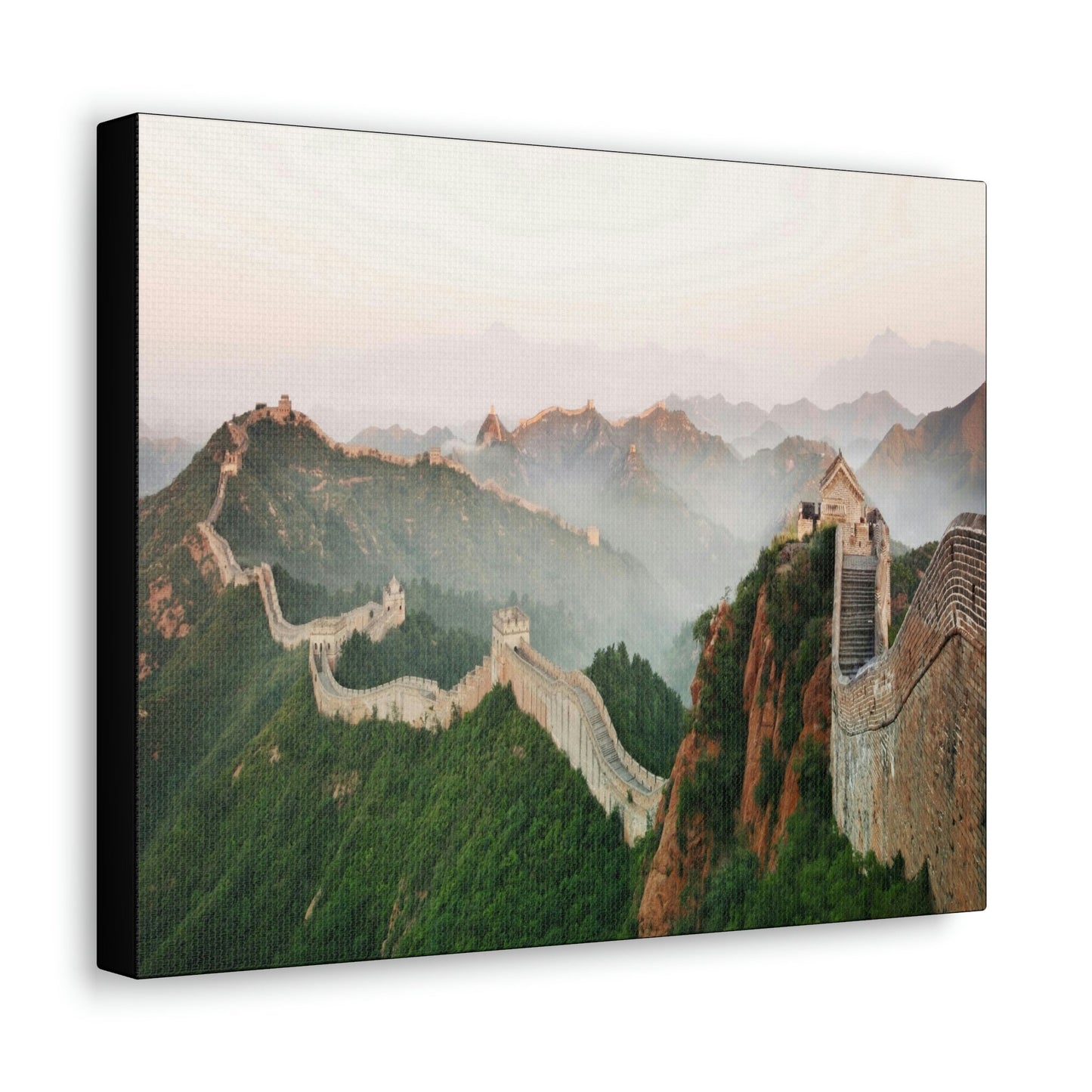 CHINA - SMALL Canvas Gallery Wraps - Great wall of China - Green Forest Home