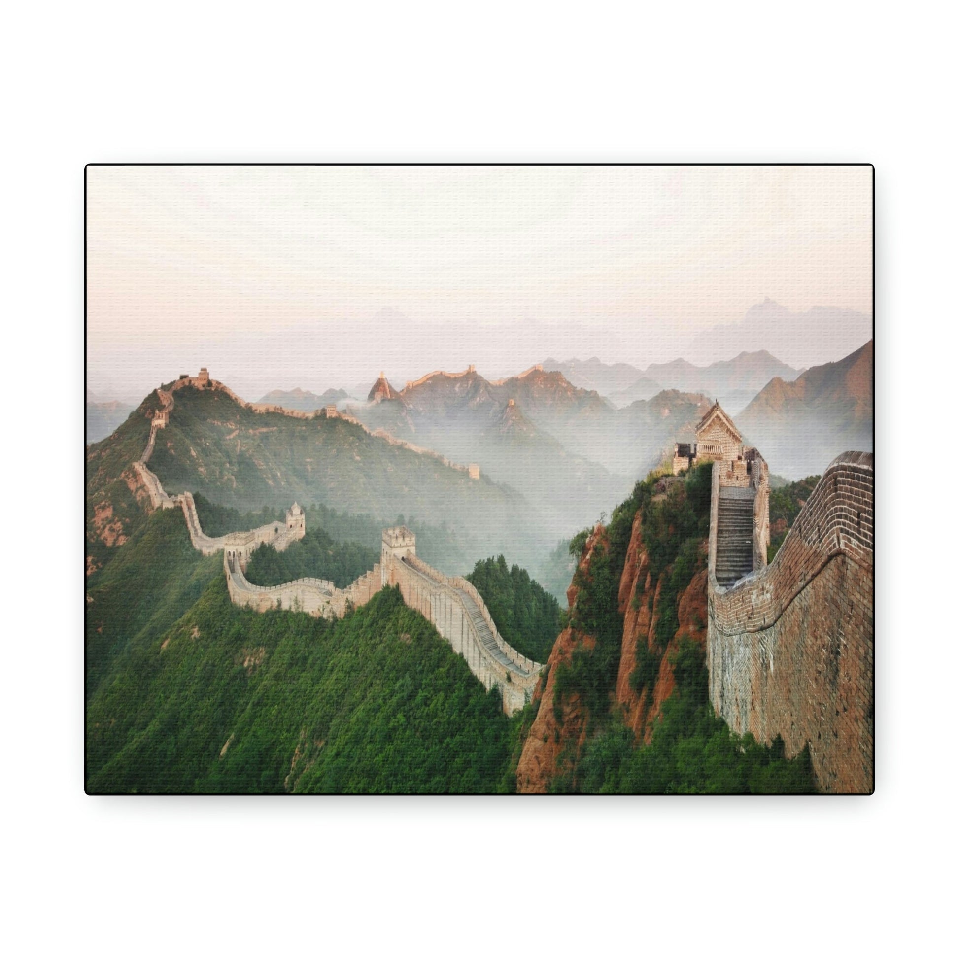 CHINA - SMALL Canvas Gallery Wraps - Great wall of China - Green Forest Home