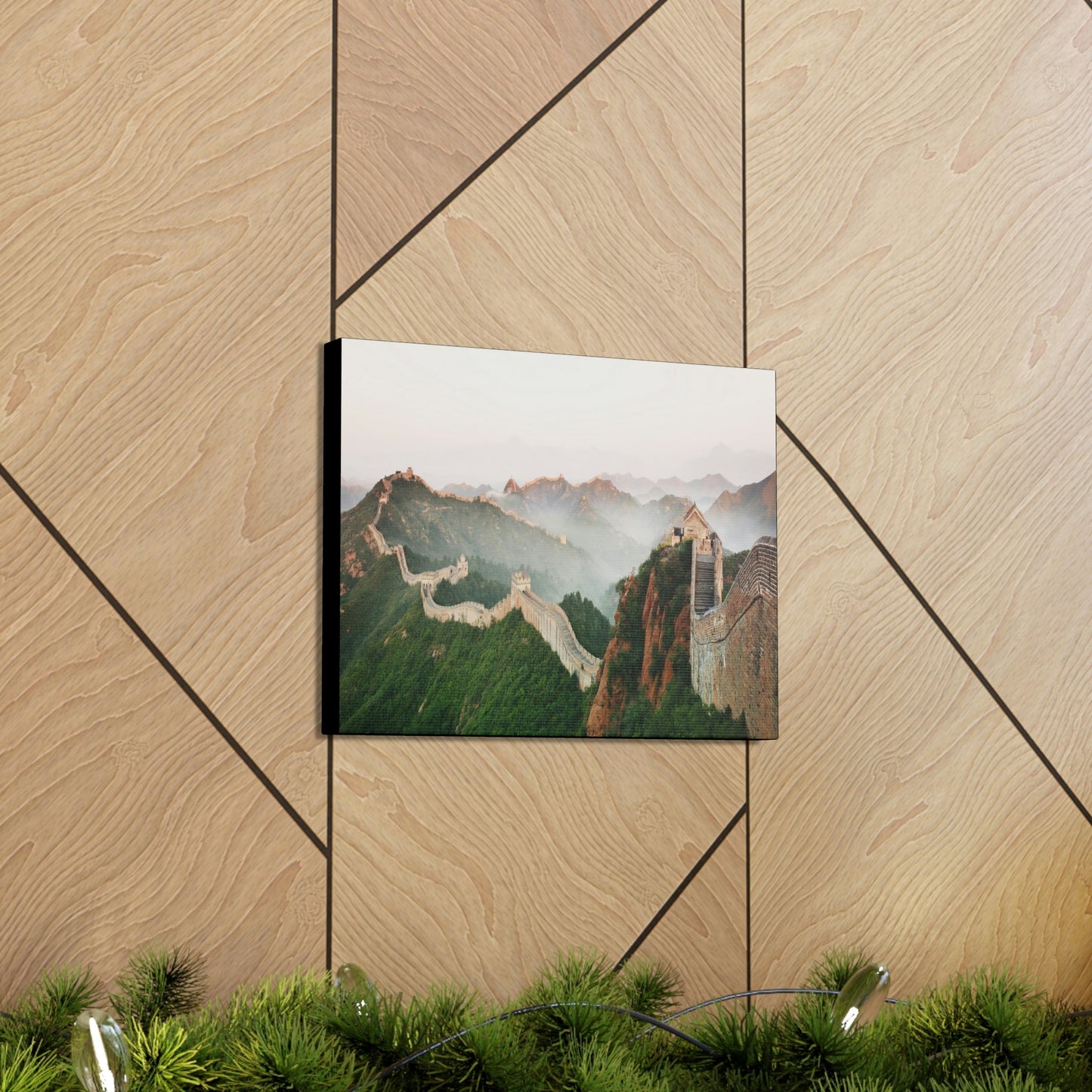 CHINA - SMALL Canvas Gallery Wraps - Great wall of China - Green Forest Home