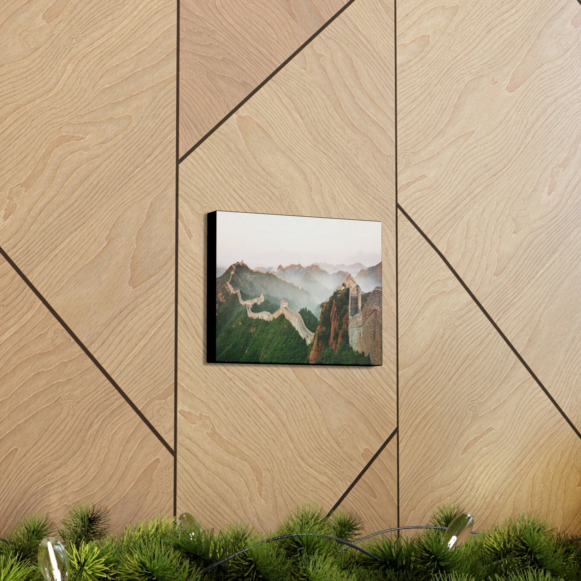 CHINA - SMALL Canvas Gallery Wraps - Great wall of China - Green Forest Home