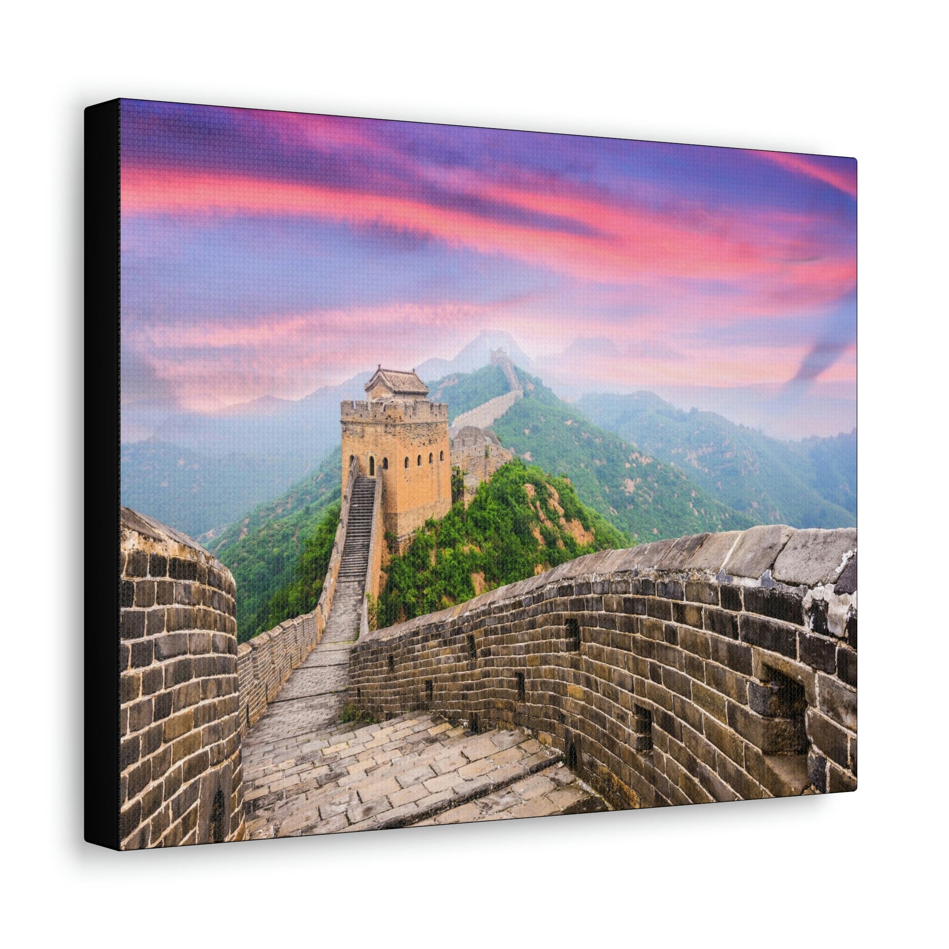 CHINA - SMALL Canvas Gallery Wraps - Great Wall of China at the Jinshanling section - Green Forest Home