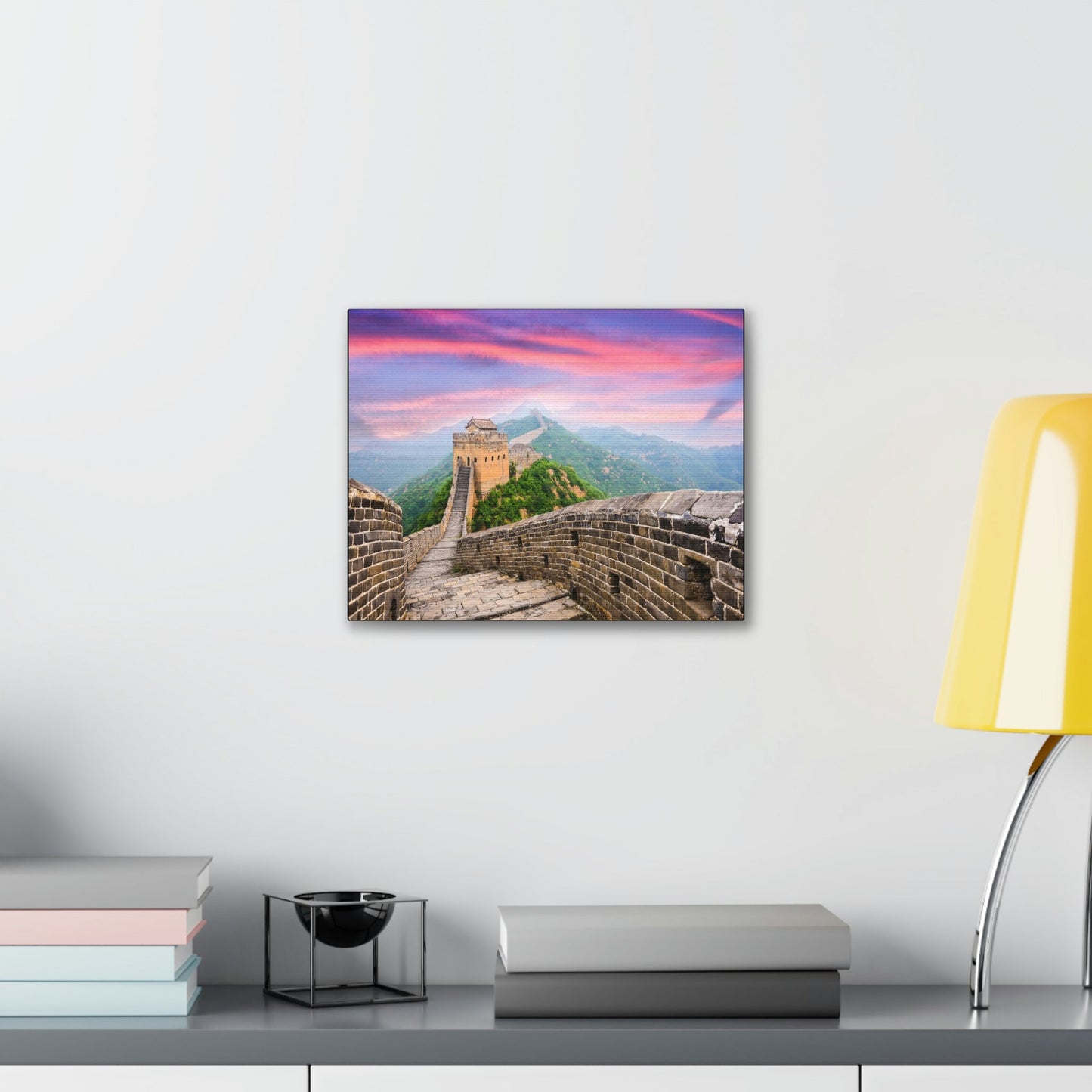 CHINA - SMALL Canvas Gallery Wraps - Great Wall of China at the Jinshanling section - Green Forest Home