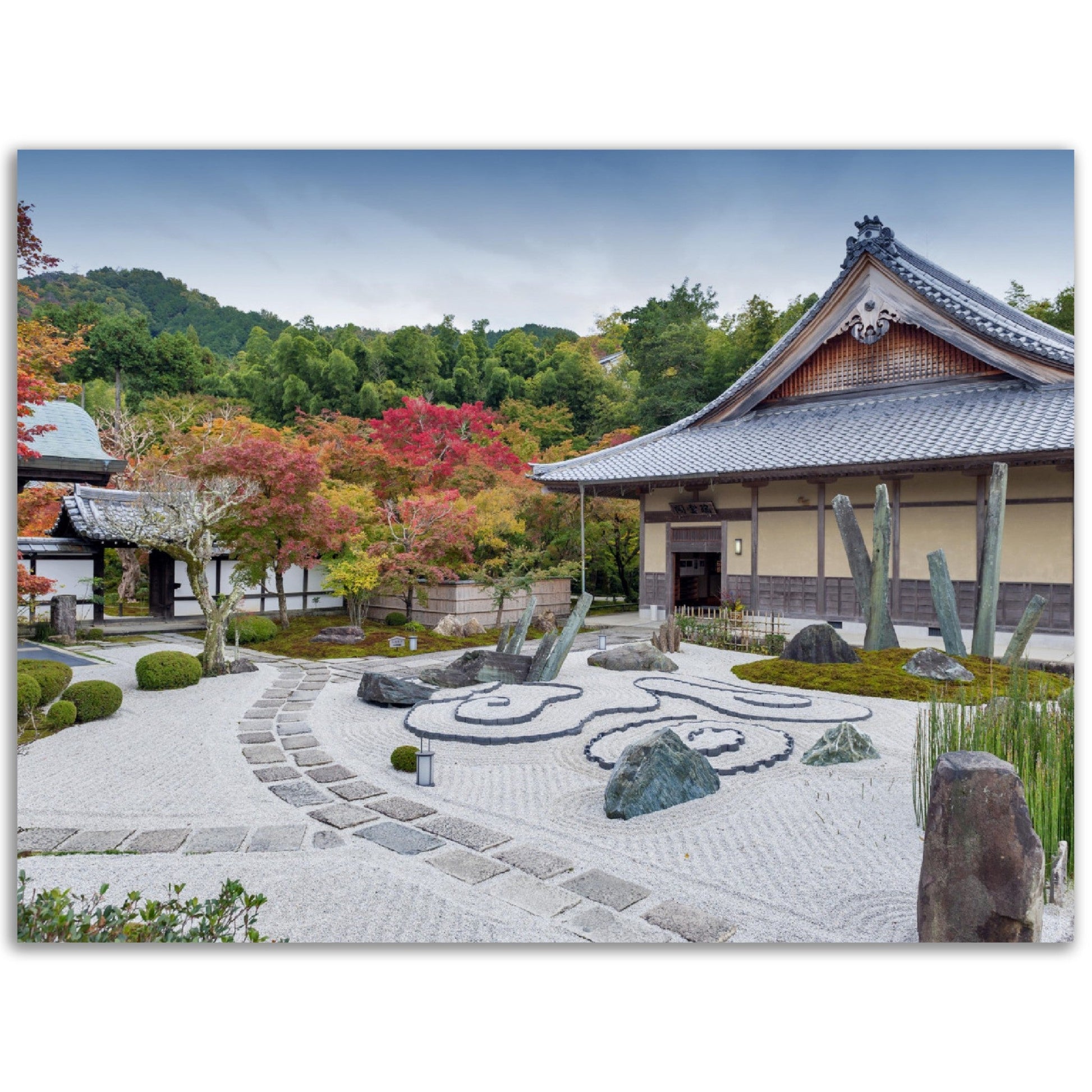 Classic Matte Paper Poster - Japanese Garden - JAPAN - Green Forest Home