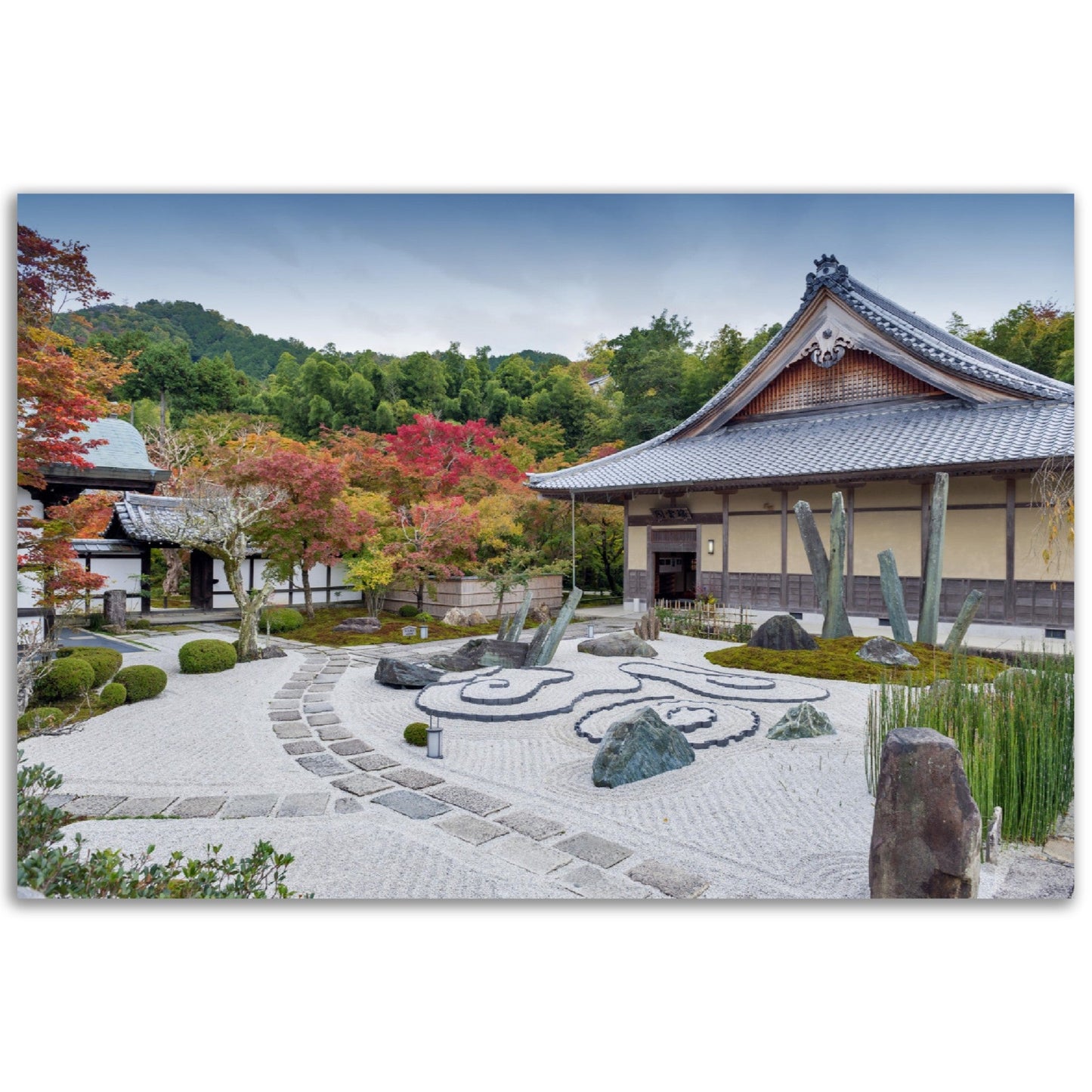 Classic Matte Paper Poster - Japanese Garden - JAPAN - Green Forest Home