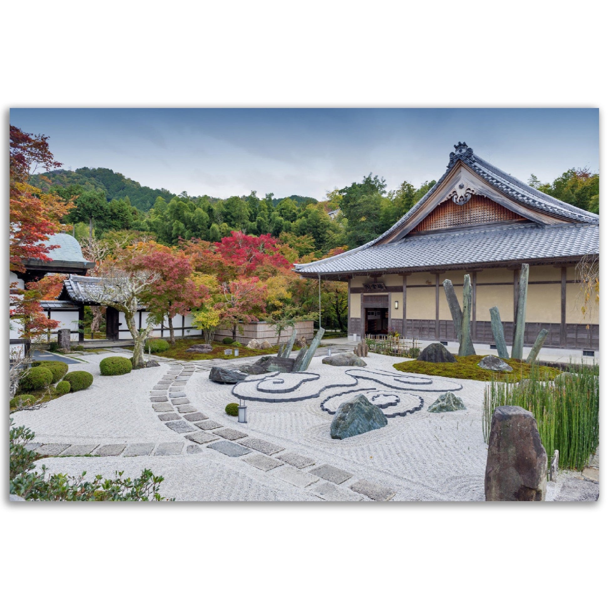 Classic Matte Paper Poster - Japanese Garden - JAPAN - Green Forest Home