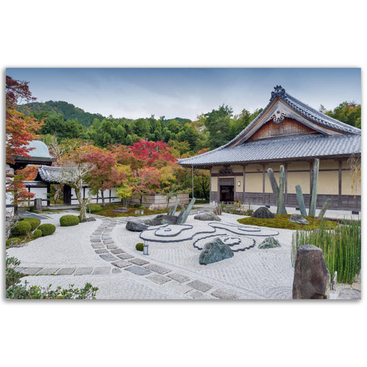 Classic Matte Paper Poster - Japanese Garden - JAPAN - Green Forest Home