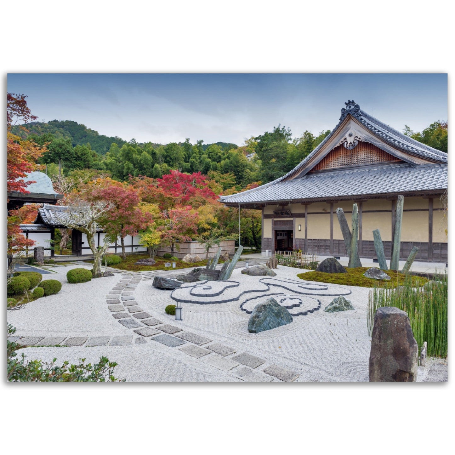 Classic Matte Paper Poster - Japanese Garden - JAPAN - Green Forest Home