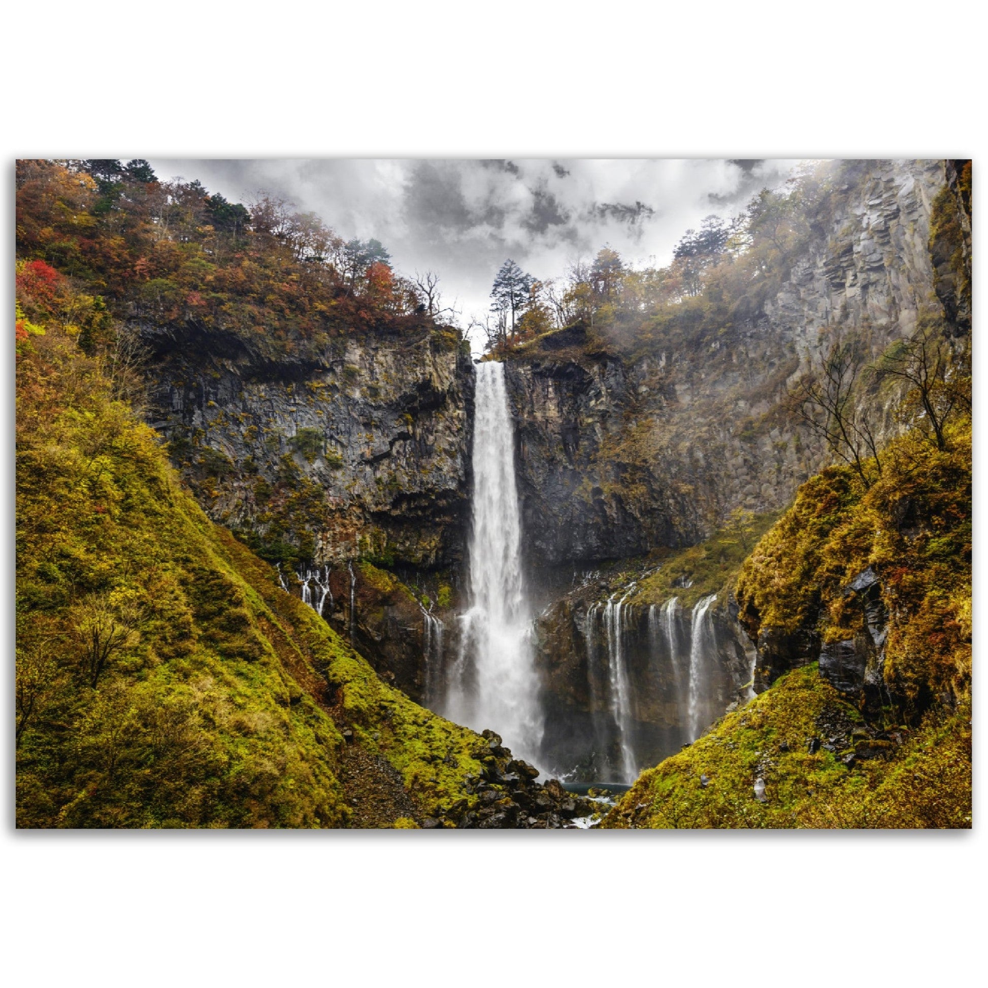 Classic Matte Paper Poster -Nikko, Japan at Kegon waterfall - JAPAN - Green Forest Home