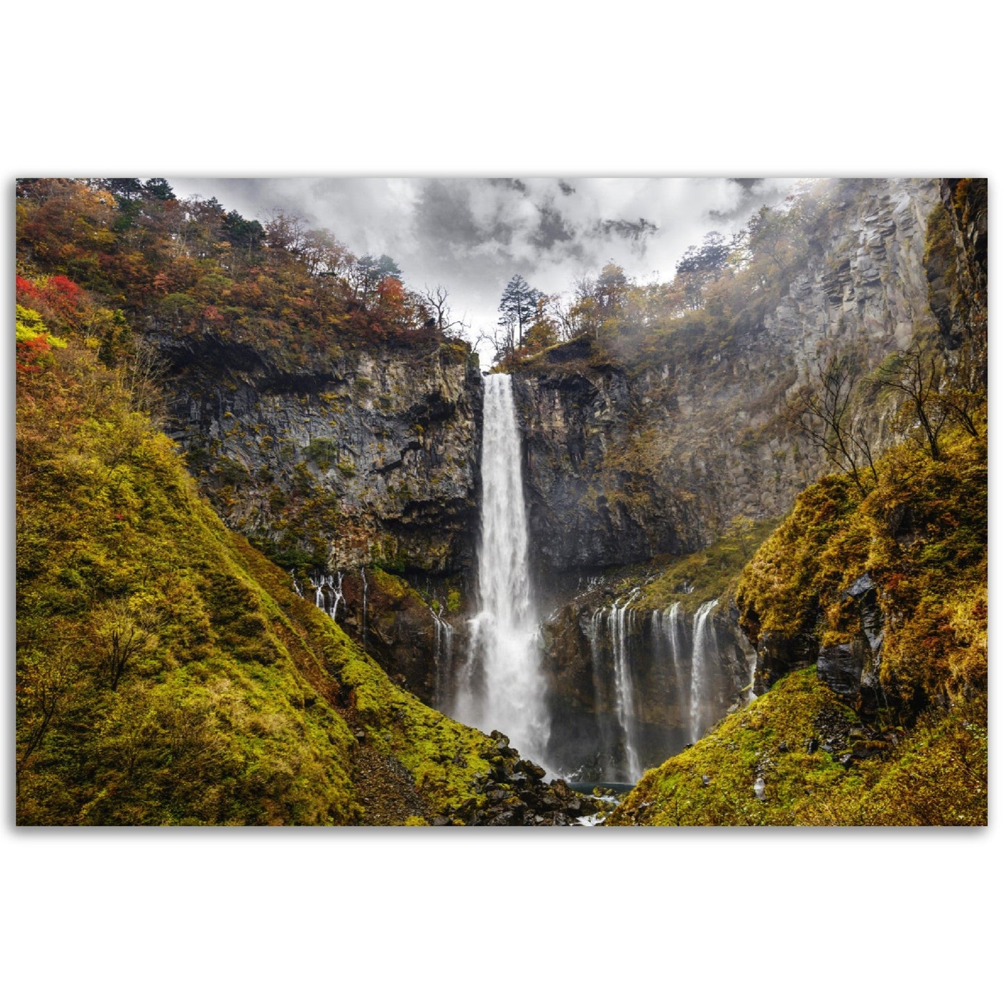 Classic Matte Paper Poster -Nikko, Japan at Kegon waterfall - JAPAN - Green Forest Home