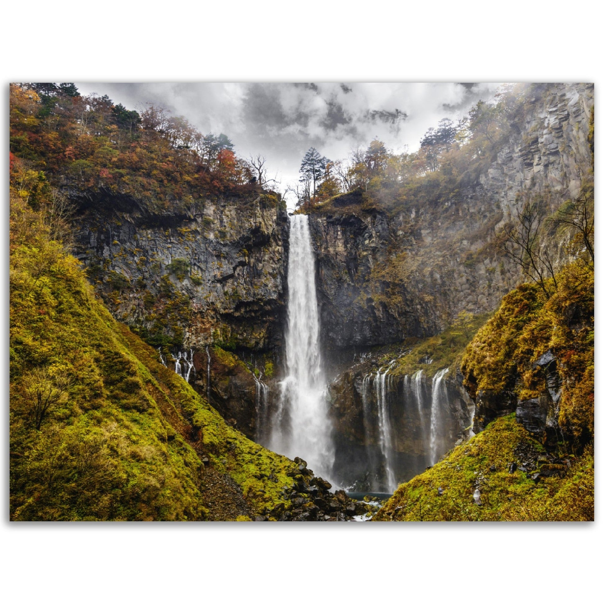 Classic Matte Paper Poster -Nikko, Japan at Kegon waterfall - JAPAN - Green Forest Home