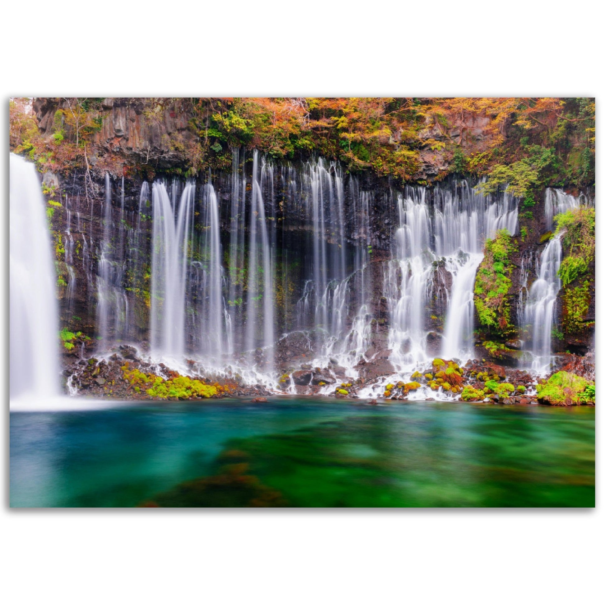 Classic Matte Paper Poster - Shiraito Falls, Fujinomiya, Japan waterfall in Shizuoka Prefecture - JAPAN - Green Forest Home