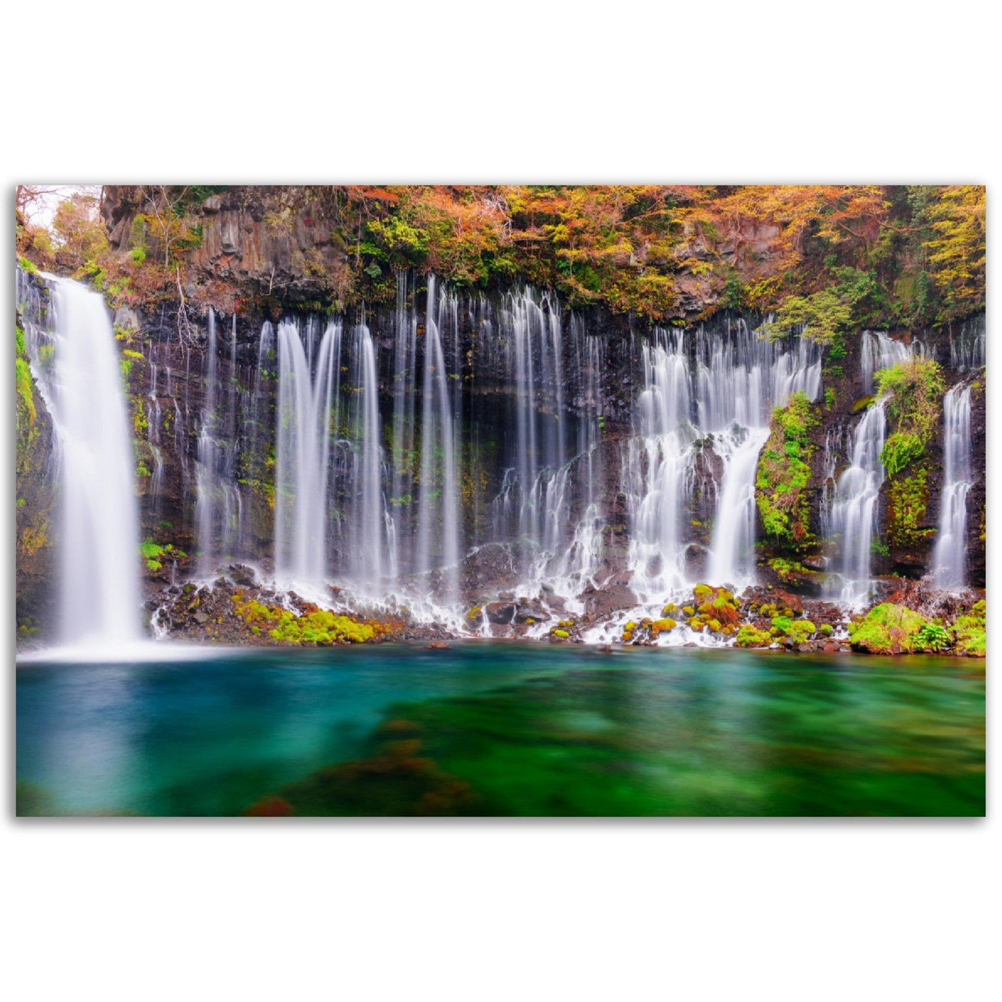 Classic Matte Paper Poster - Shiraito Falls, Fujinomiya, Japan waterfall in Shizuoka Prefecture - JAPAN - Green Forest Home