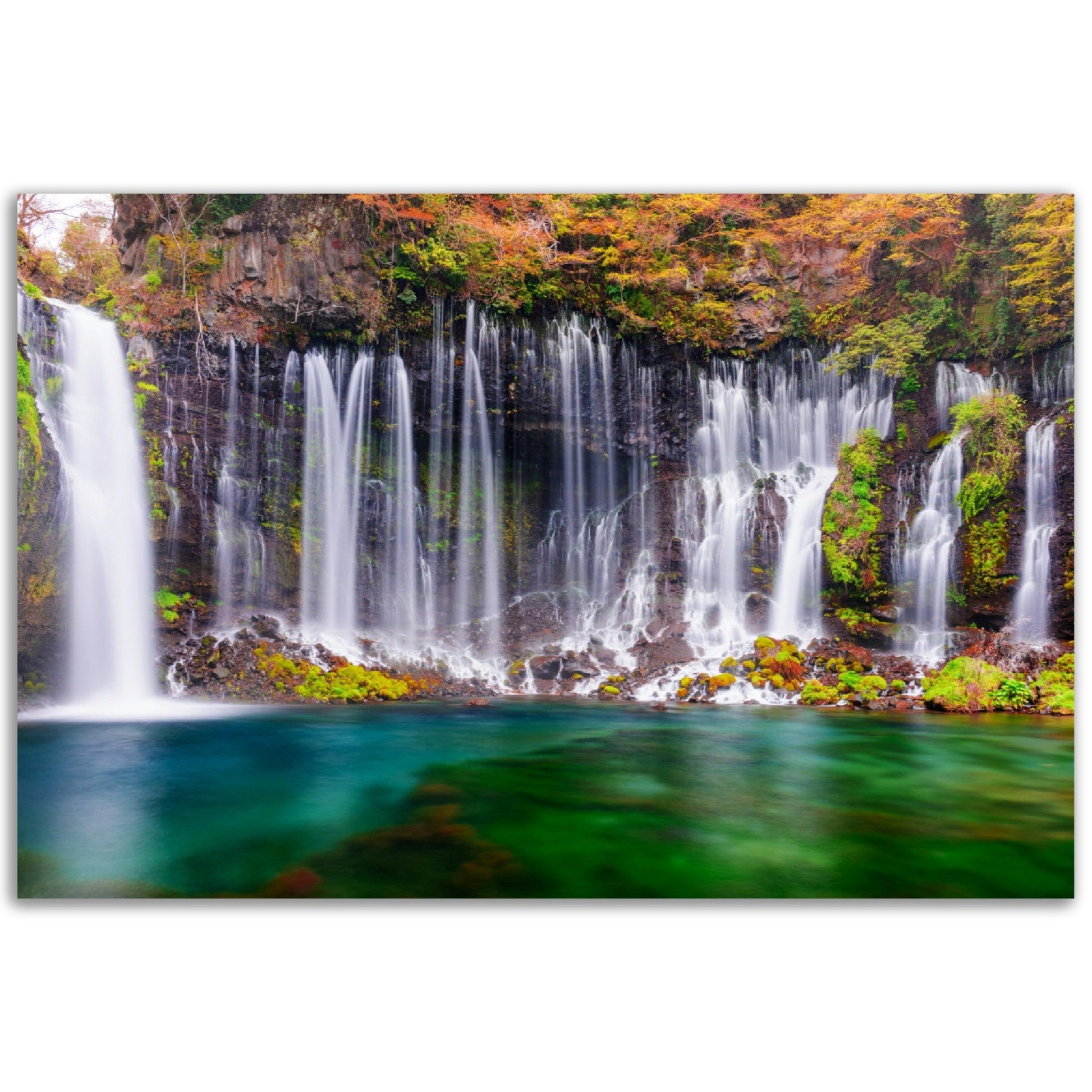 Classic Matte Paper Poster - Shiraito Falls, Fujinomiya, Japan waterfall in Shizuoka Prefecture - JAPAN - Green Forest Home