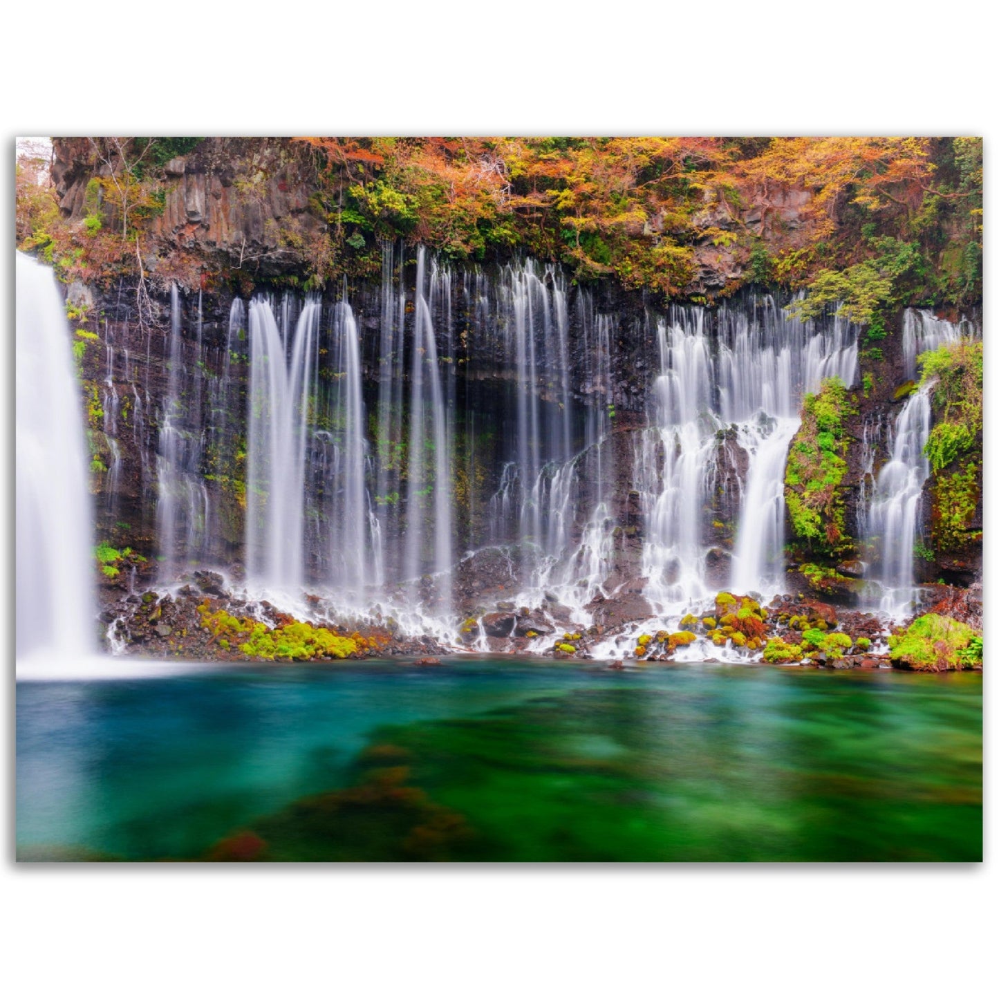 Classic Matte Paper Poster - Shiraito Falls, Fujinomiya, Japan waterfall in Shizuoka Prefecture - JAPAN - Green Forest Home