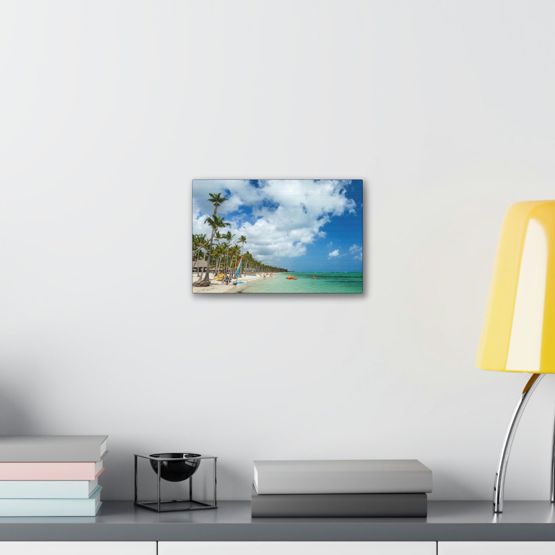 Copy of Copy of Best Beaches & Islands - Canvas Stretched, 0.75" in 5 sizes - Famous Punta Cana beach & Luxury Hotels in the Caribbean, Dominican Republic - US Print - Green Forest Home