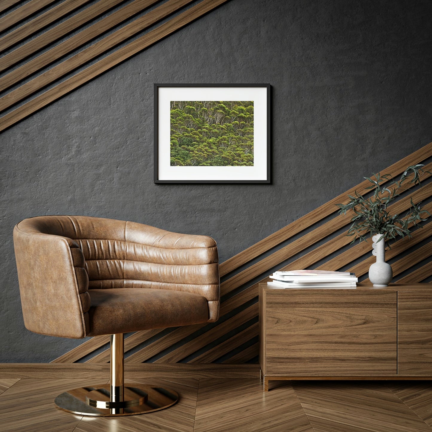 Copy of Framed Posters, Matte - Printed in Australia by Prima Printing - Trees in the woods of Australia - Green Forest Home