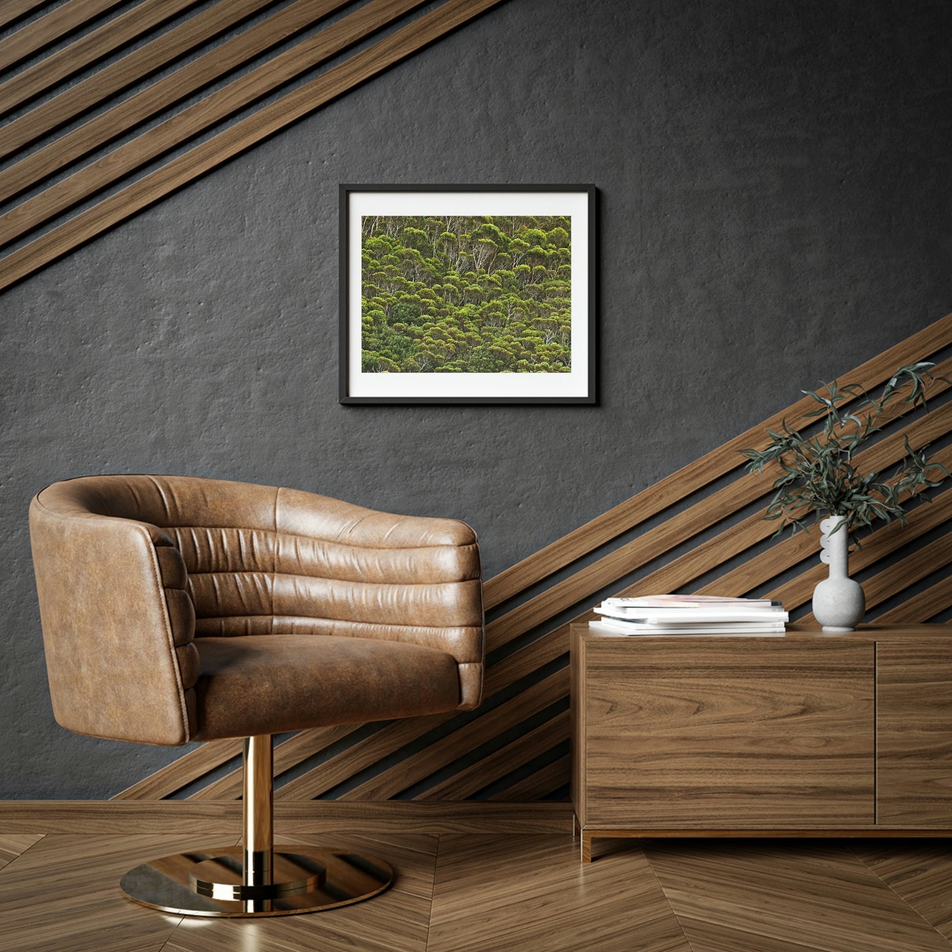 Copy of Framed Posters, Matte - Printed in Australia by Prima Printing - Trees in the woods of Australia - Green Forest Home