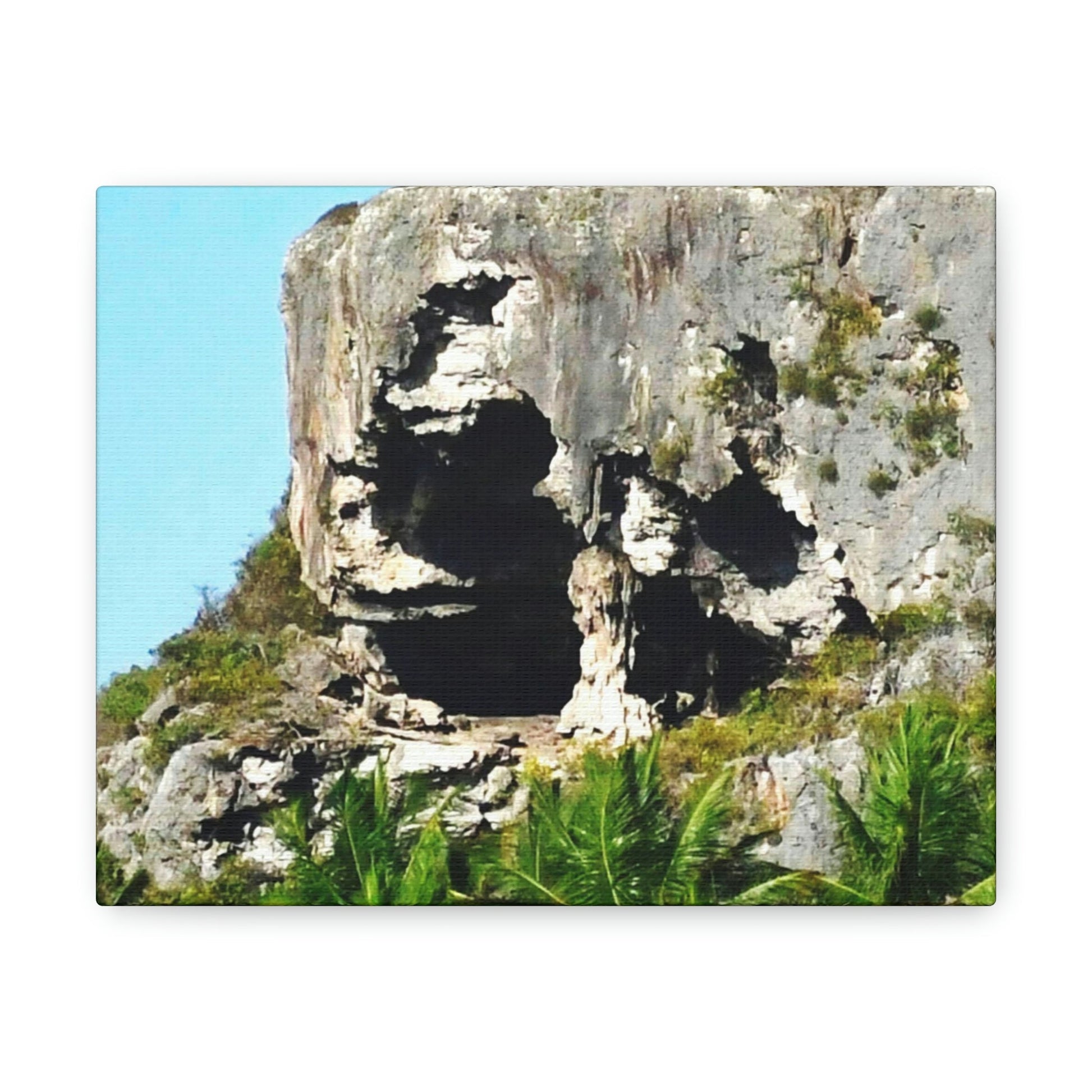 Crispy view of huge awesome caves of Mona Island - Puerto Rico - the Galapagos of the Caribbean - in Pajaros beach - Green Forest Home