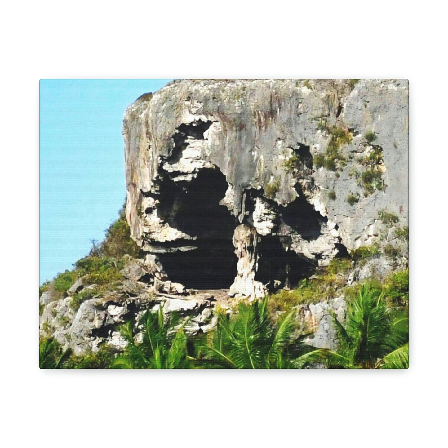 Crispy view of huge awesome caves of Mona Island - Puerto Rico - the Galapagos of the Caribbean - in Pajaros beach - Green Forest Home