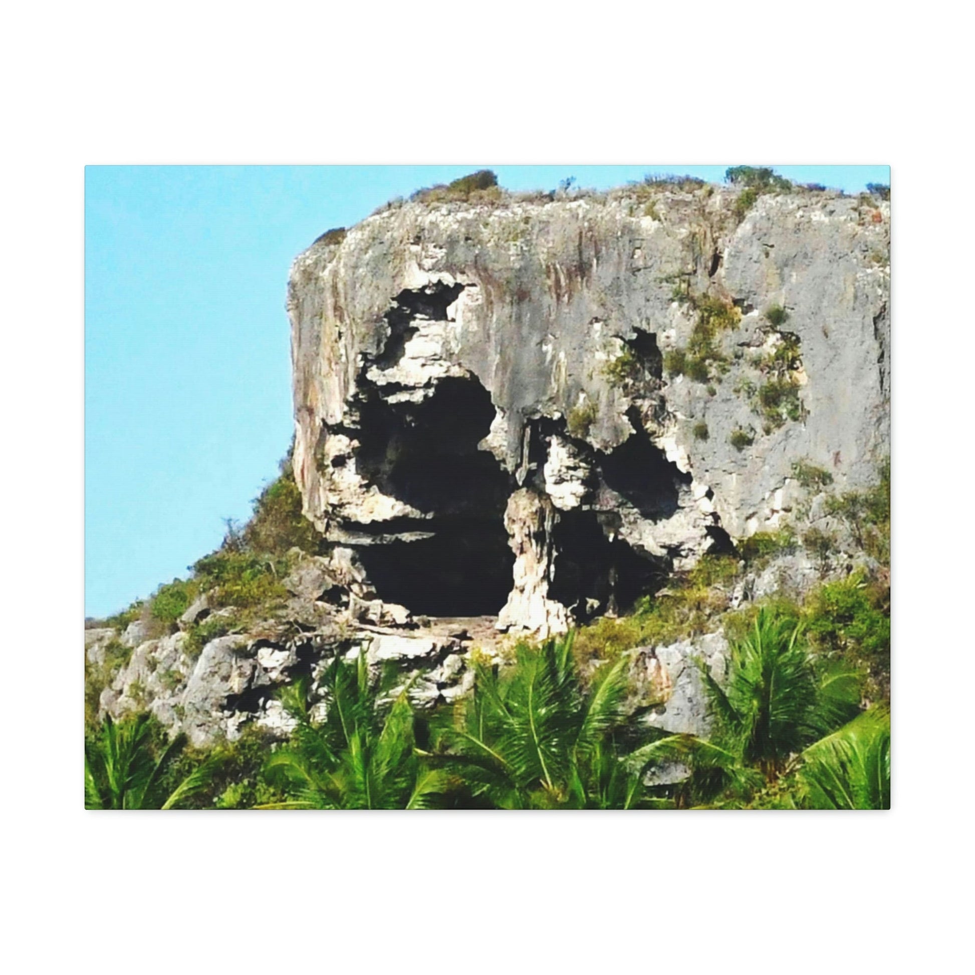 Crispy view of huge awesome caves of Mona Island - Puerto Rico - the Galapagos of the Caribbean - in Pajaros beach - Green Forest Home