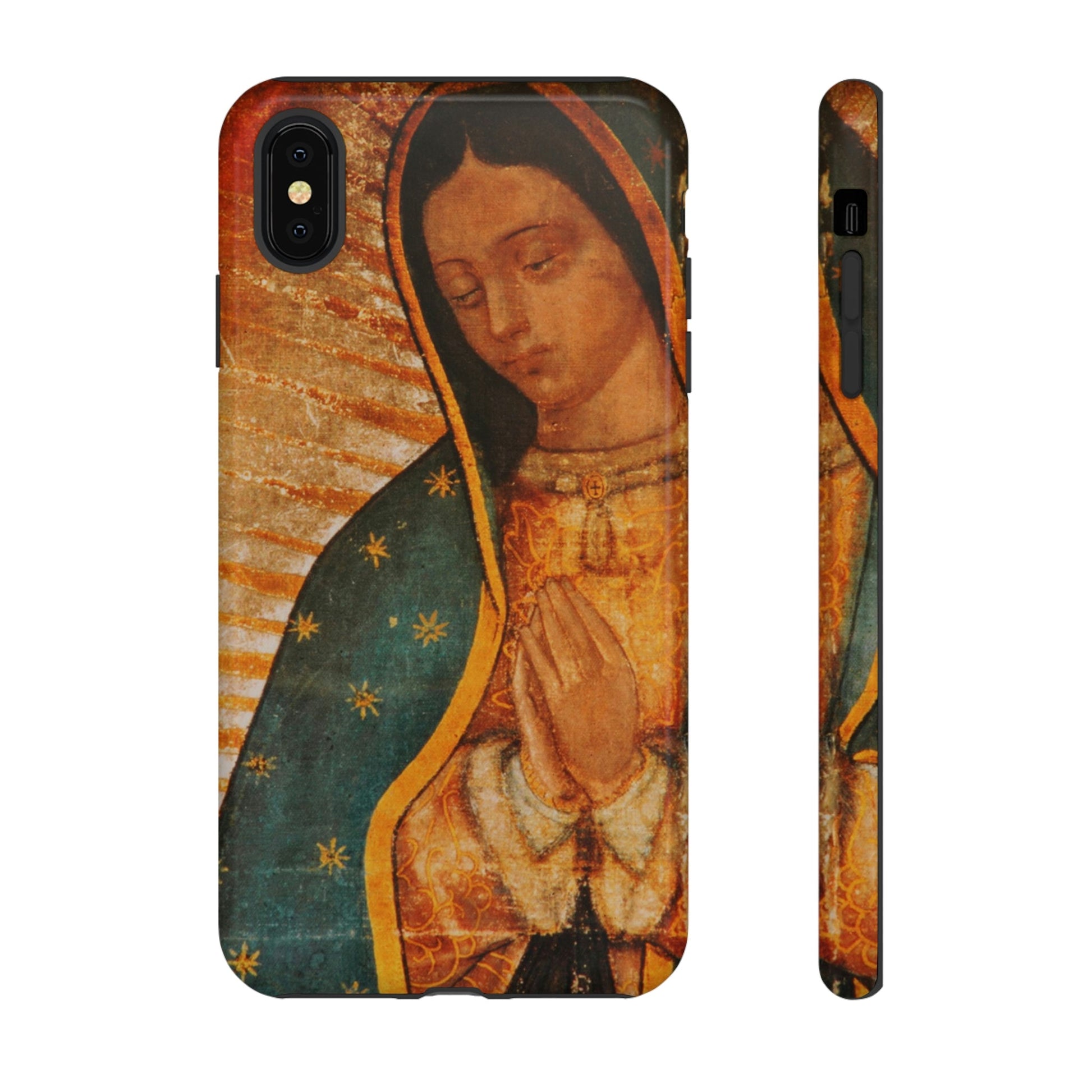 Cubierta Fuerte de Celulares - Tough Cases - Our Lady of Guadalupe, also known as the Virgen of Guadalupe - Mexico - Catholicism - Green Forest Home