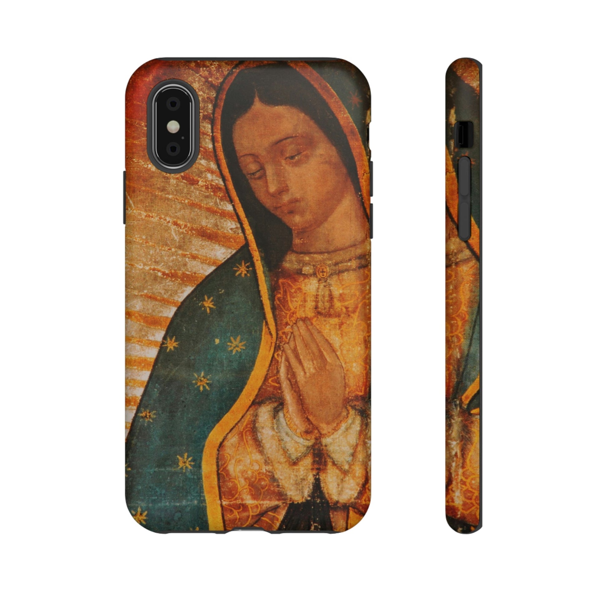 Cubierta Fuerte de Celulares - Tough Cases - Our Lady of Guadalupe, also known as the Virgen of Guadalupe - Mexico - Catholicism - Green Forest Home