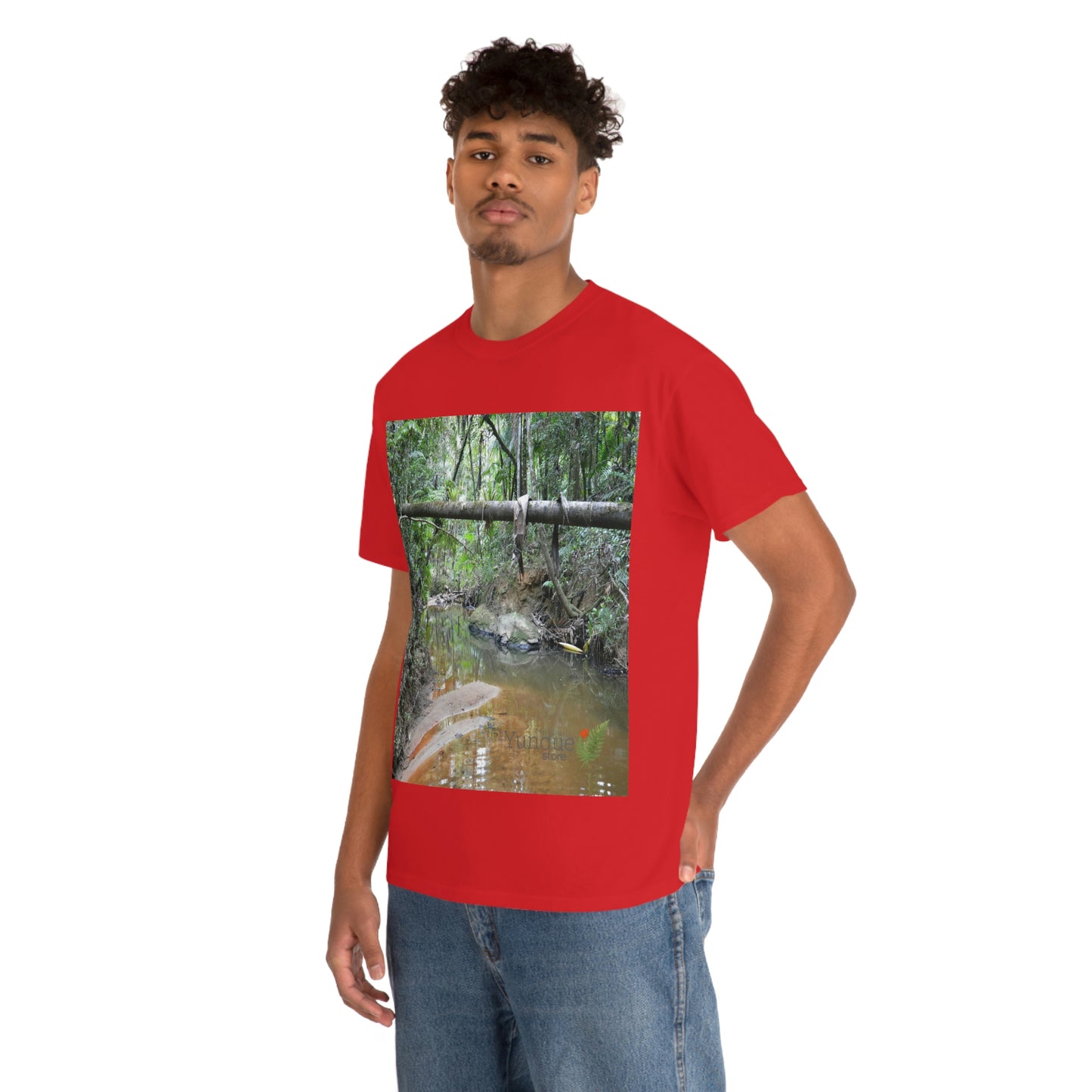 AU Print - Giladan 5000 - Unisex Heavy Cotton Tee - Espiritu Santo wilderness river explorations - El Yunque rain forest - Puerto Rico