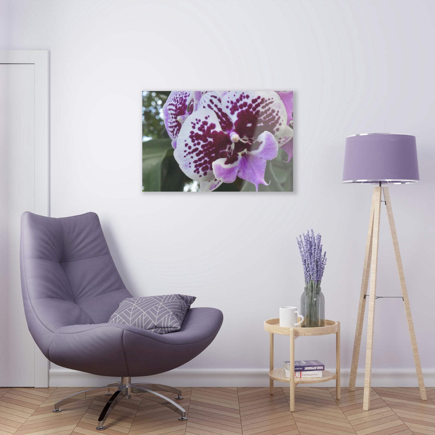 ACRYLIC Wall Prints - ORCHIDS - the sharpest colors and prints - lasting glass surface - stunning for the Green Forest Home decor - US Made