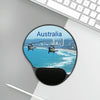 Ergonomic Mouse Pad With Wrist Rest - US Print - Australian Army - Black Hawk choppers fly across Surfers Paradise and Gold Coast beaches Australia. - Green Forest Home