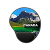 Ergonomic Mouse Pad With Wrist Rest - US PRINT - British Columbia. Canada. Mountains and Emerald Lake in the Canadian Rockies - CANADA - Green Forest Home