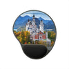 Ergonomic Mouse Pad With Wrist Rest - US Print - Neuschwanstein Castle, Marvels of Germany - EUROPE - Green Forest Home