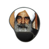 Ergonomic Mouse Pad With Wrist Rest - US Print - The Indian Master Kirpal Singh who initiated 120,000 people - India - SPIRITUAL MASTERS - Green Forest Home