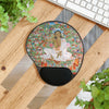 Ergonomic Mouse Pad With Wrist Rest - US Print - The Indian Yogi MIlarepa fasting in Himalayan Caves - Tibet - SPIRITUAL MASTERS - Green Forest Home