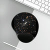 Ergonomic Mouse Pad With Wrist Rest - US Print - The New James Webb Space Telescope - Huge Galaxies Deep Field Image - USA - NASA - Green Forest Home