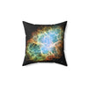 🌟 Faux Suede Square Pillow - The Most AMAZING pictures by the HUBBLE space telescope - 340 miles above Earth - Green Forest Home