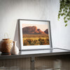 Framed Posters, Matte - Printed in Australia by Prima Printing - Sunrise over the domes of Kata Tjuta (The Olgas) at Uluru Kata Tjuta National park, Central Autralia - Green Forest Home