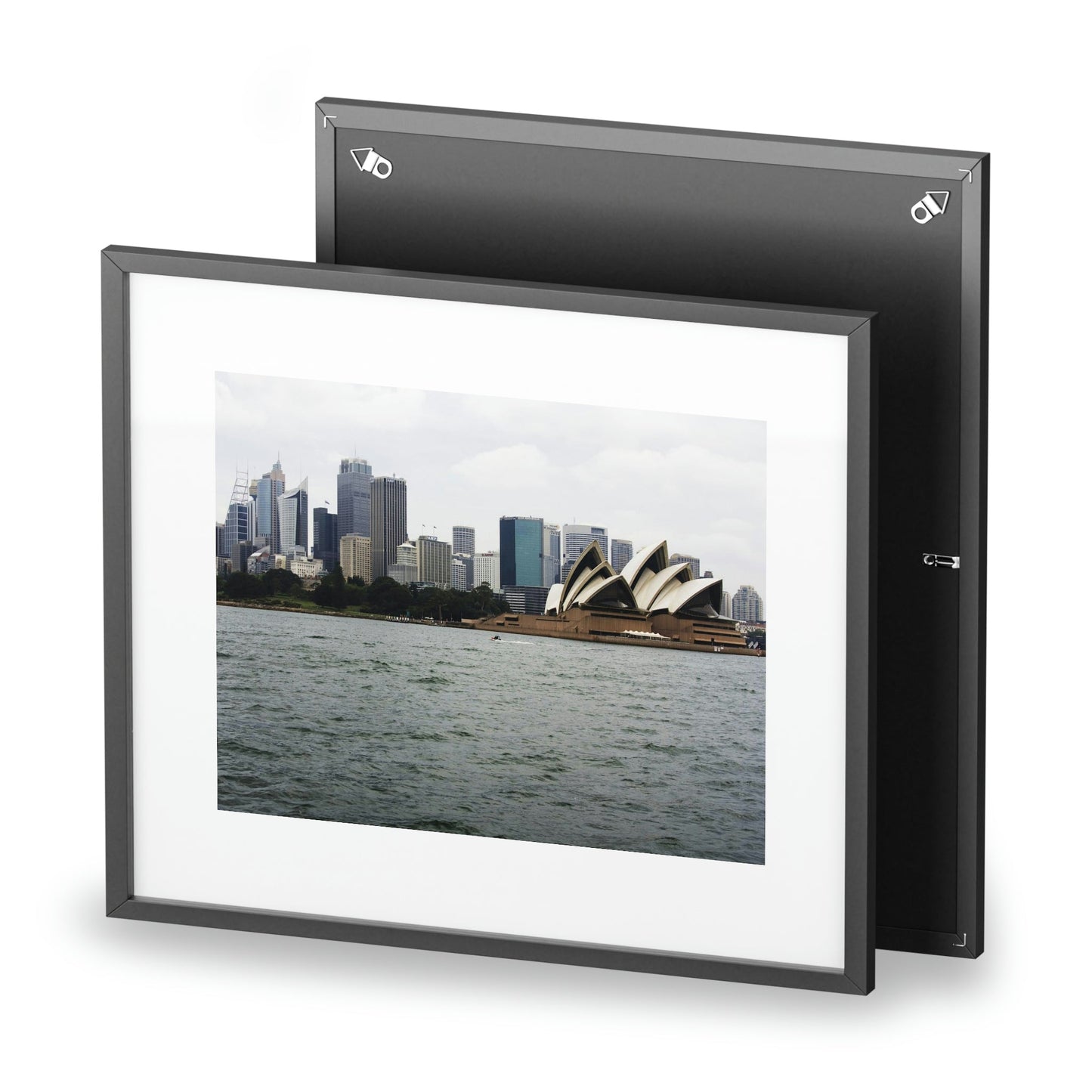 Framed Posters, Matte - Printed in Australia by Prima Printing - Sydney Opera House and City, Australia - Green Forest Home