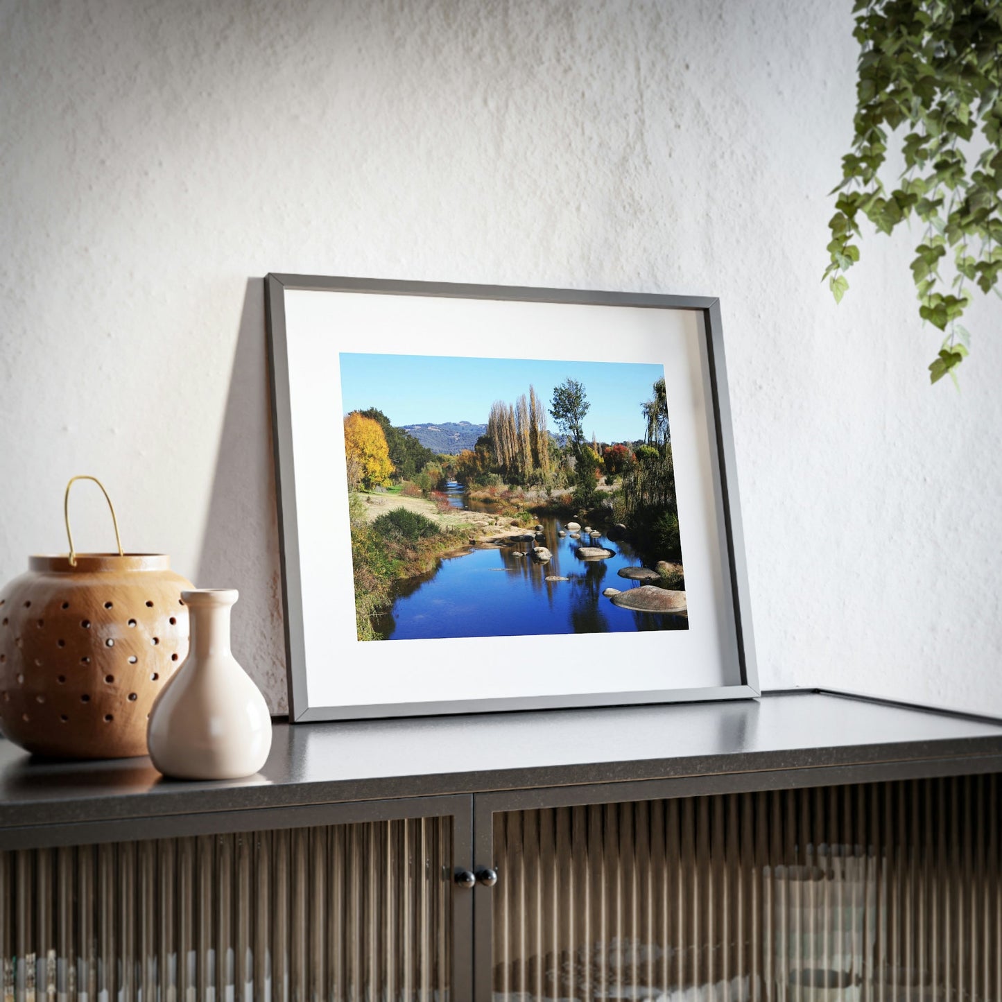 Framed Posters, Matte - Printed in Australia by Prima Printing - The McDonald River at Bendemeer, NSW, Australia - Green Forest Home