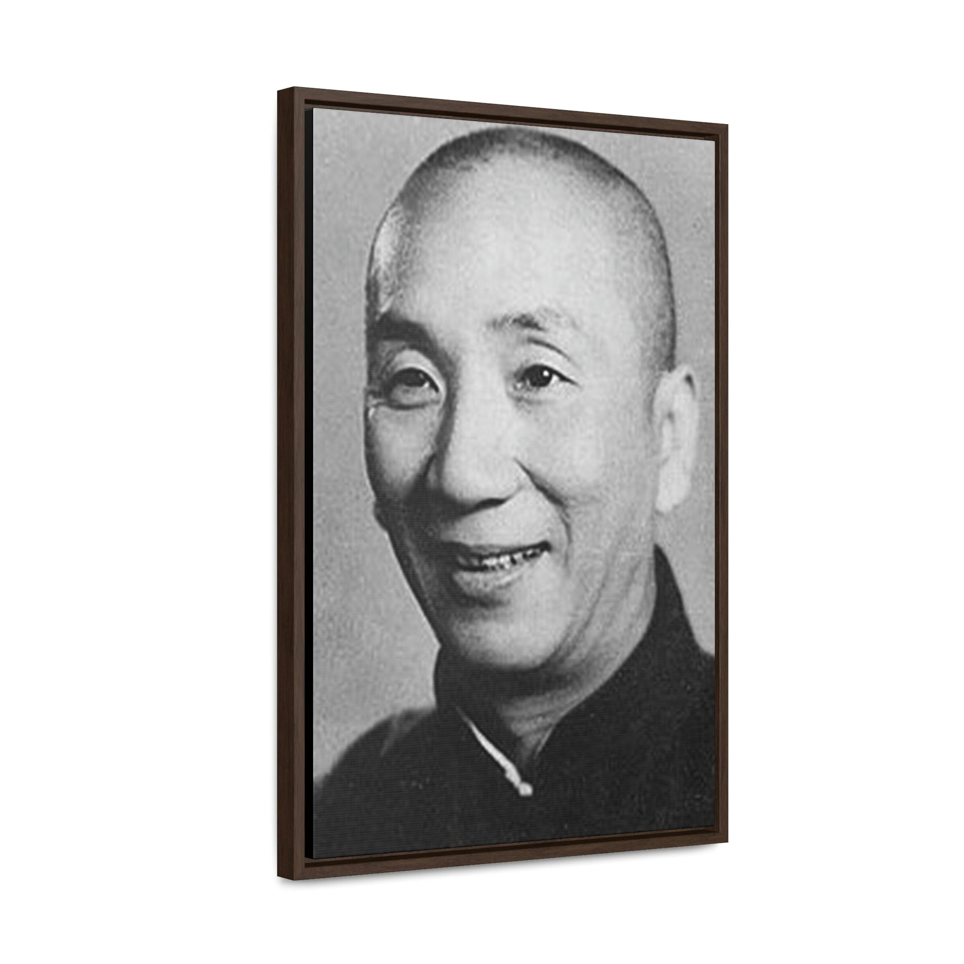 GREAT CHINA COLLECTION - Vertical Framed Premium Gallery Wrap Canvas - YIP Man - Martials Arts Master - made famous by his disciple Bruce Lee - Green Forest Home