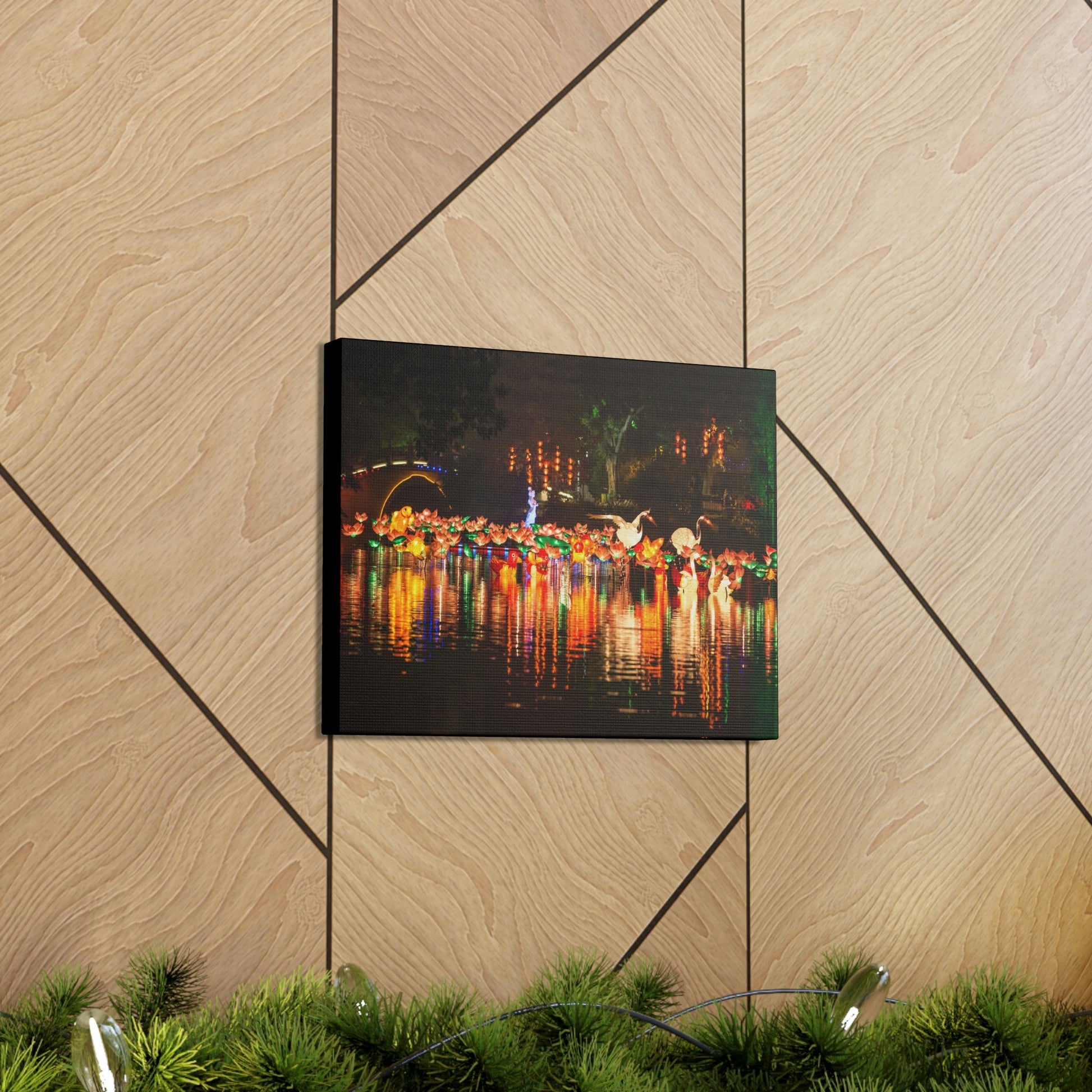 HONG KONG - SMALL Canvas Gallery Wraps - View of Hong Kong HK - Green Forest Home