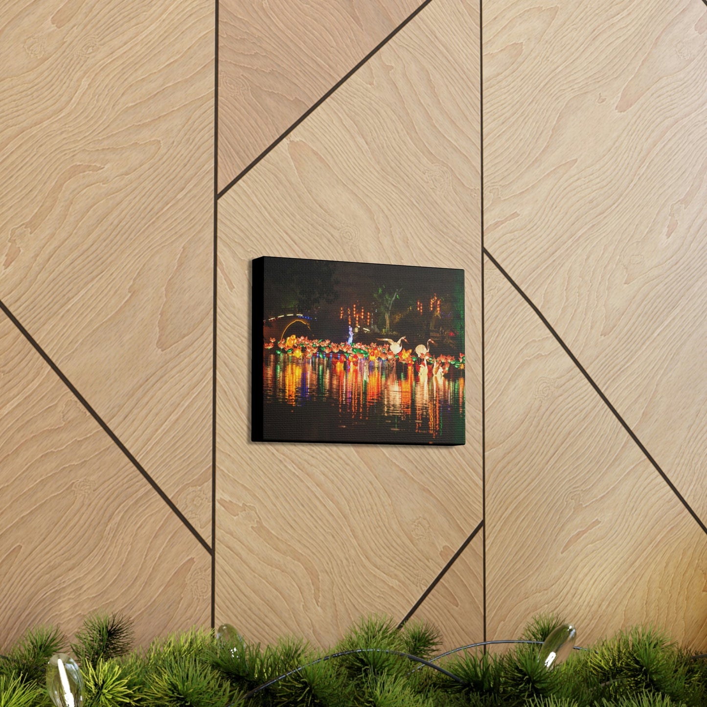 HONG KONG - SMALL Canvas Gallery Wraps - View of Hong Kong HK - Green Forest Home