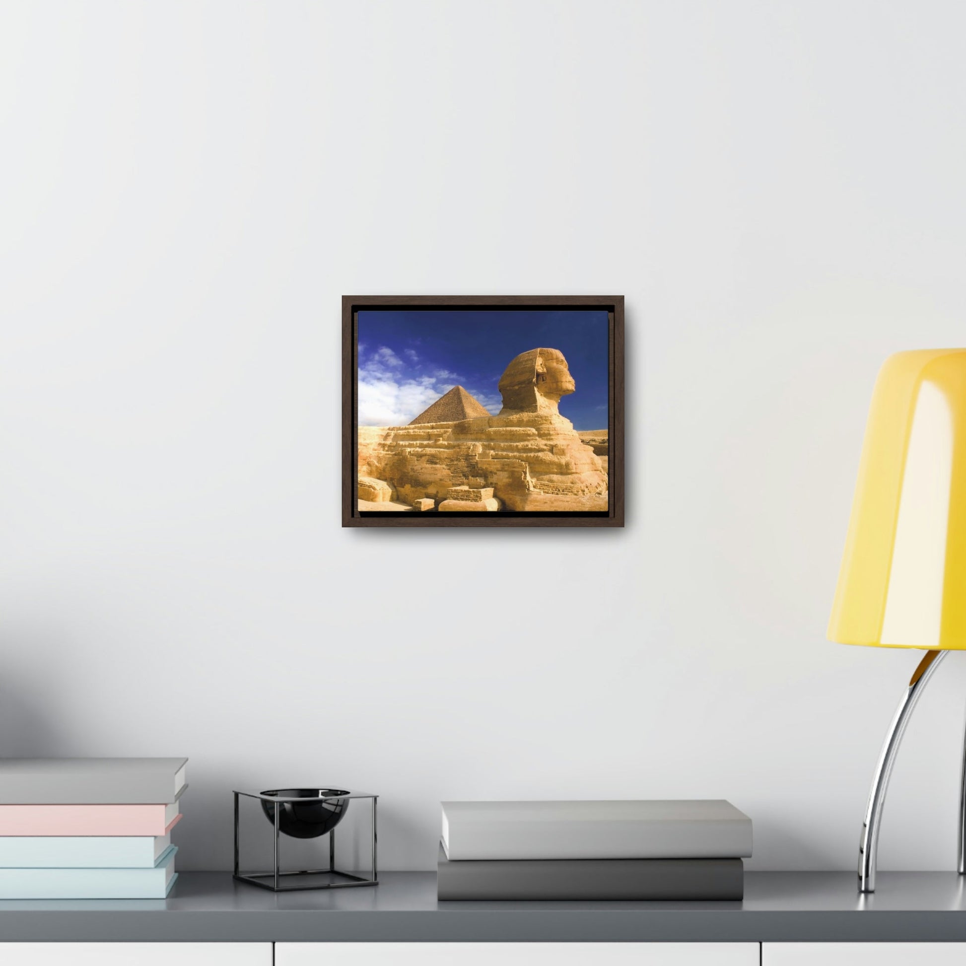 Horizontal Framed Premium Gallery Wrap Canvas - The Great Sphinx of Giza - Egypt - Ancient religions - Green Forest Home