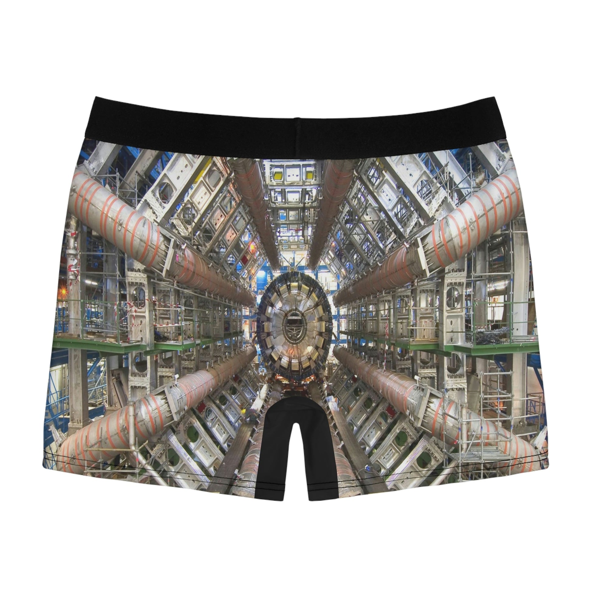 Men's Boxer Briefs - Europes Large Hydron Colider (LHC) and God-particle images - CERN - Green Forest Home